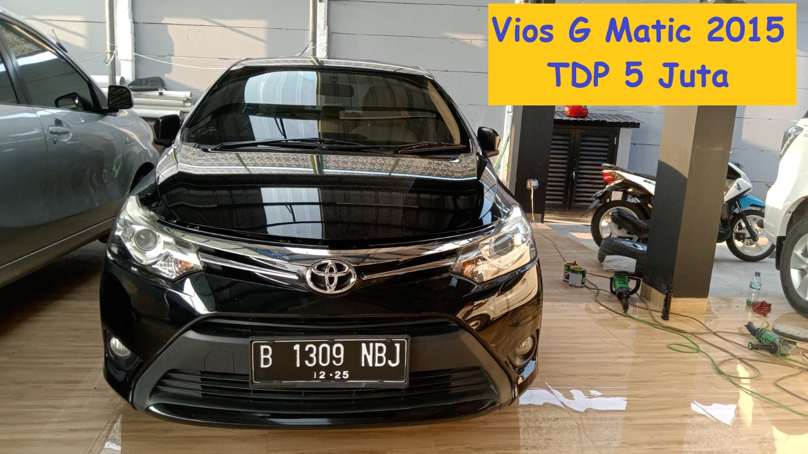 Toyota Vios G 1.5 Matic Tahun 2015 Tangan Pertama Warna Hitam metalik kondisi Mulus Terawat Sangat istimewa